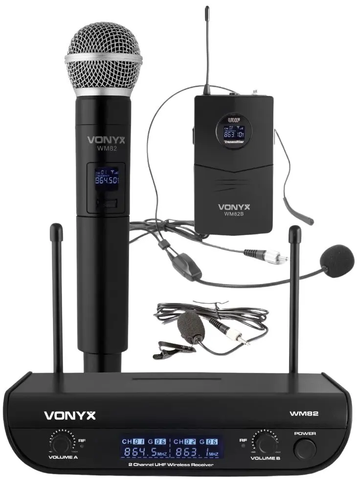Sistem radio Vonyx WM82C (Black)