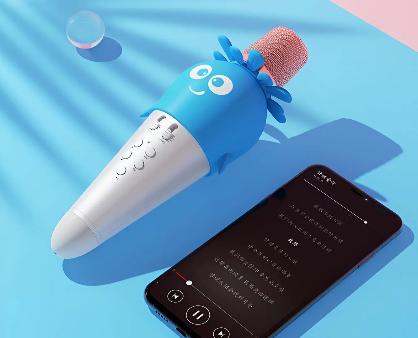 Microfon Woo K5 (Blue)