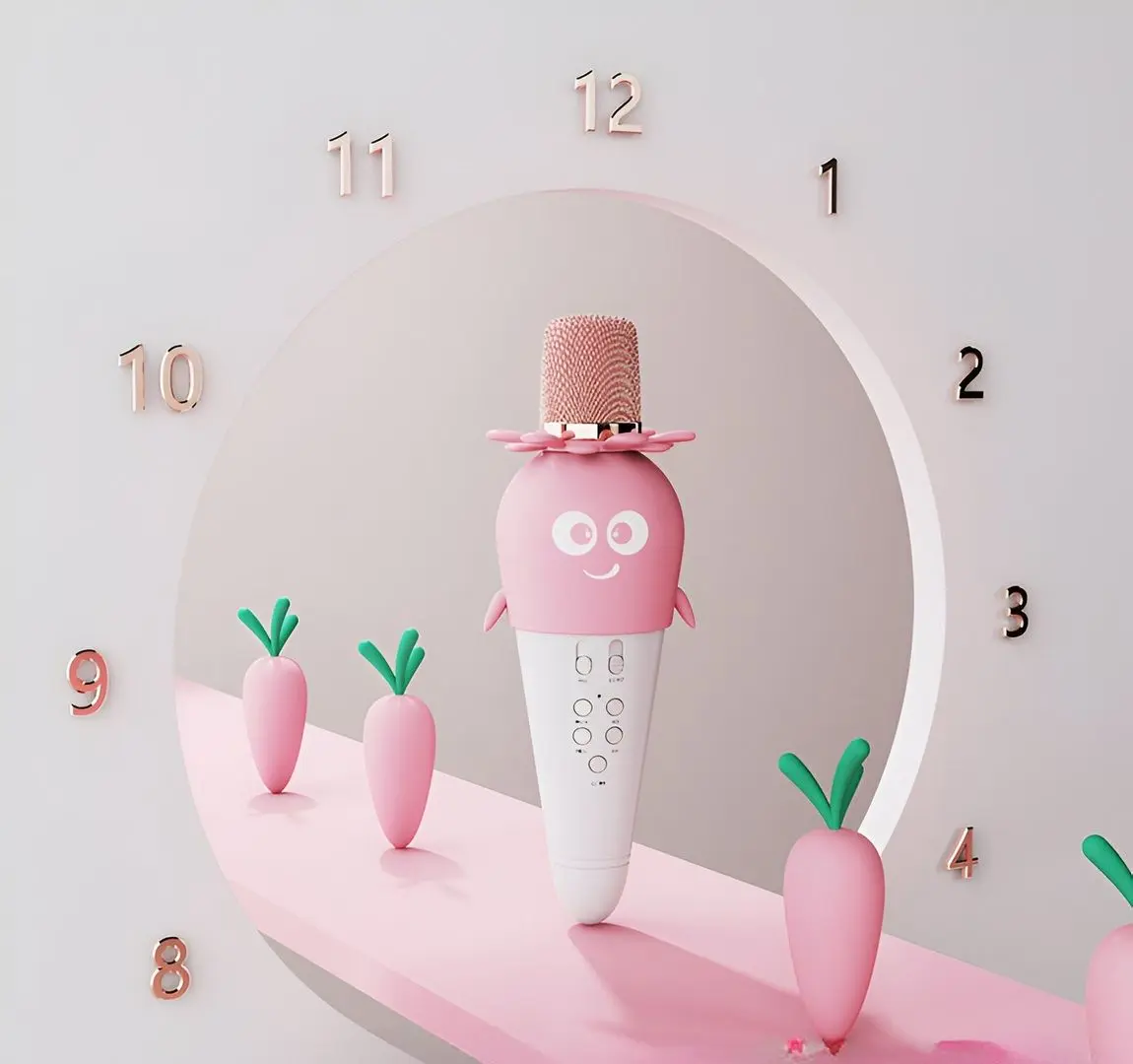 Microfon Woo K5 (Pink)