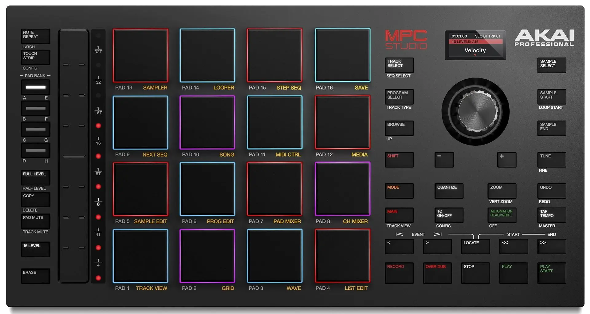 MIDI-контроллер Akai Professional MPC Studio II (Black)