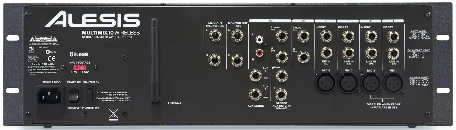 Микшер Alesis Multimix 10 Wireless (Grey)