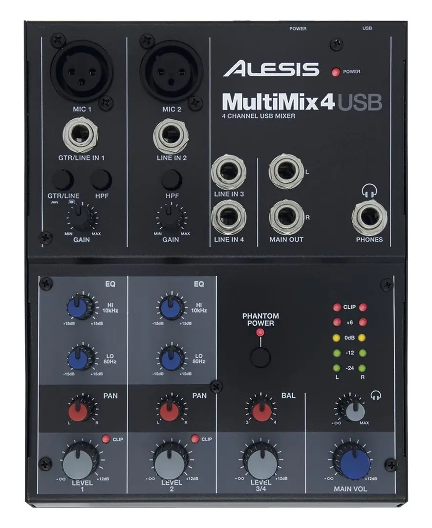 Микшер Alesis Multimix 4 USB (Black)