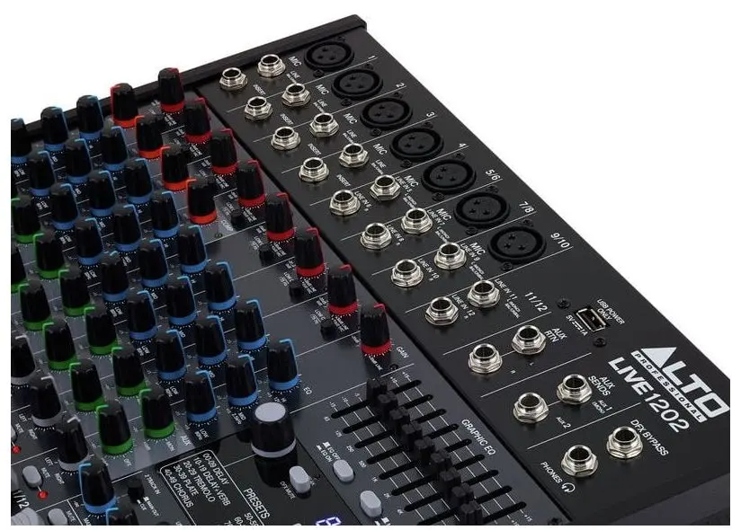 Mixer Alto Live 1202 (Black)