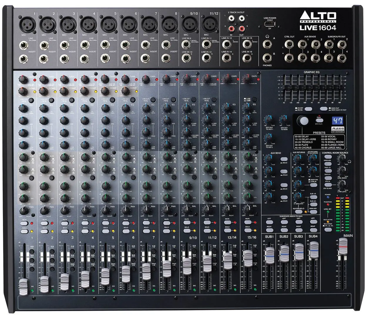 Mixer Alto Live 1604 (Black)