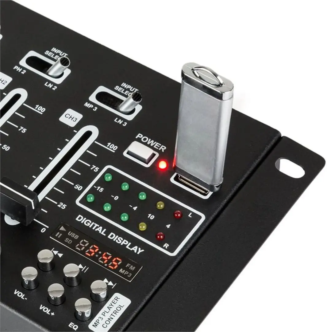 Mixer de DJ Auna Pro DJ-21 (Black)