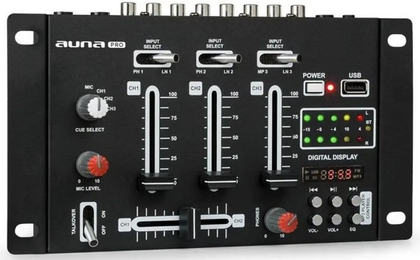 Mixer Auna Pro DJ-21 BT (Black)