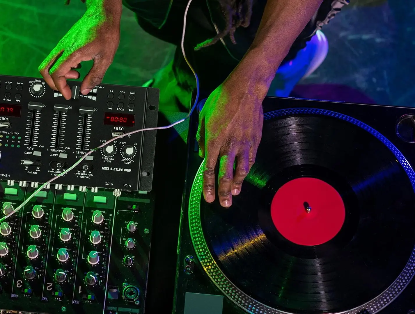 Mixer de DJ Auna Pro DJ-22BT (Black)