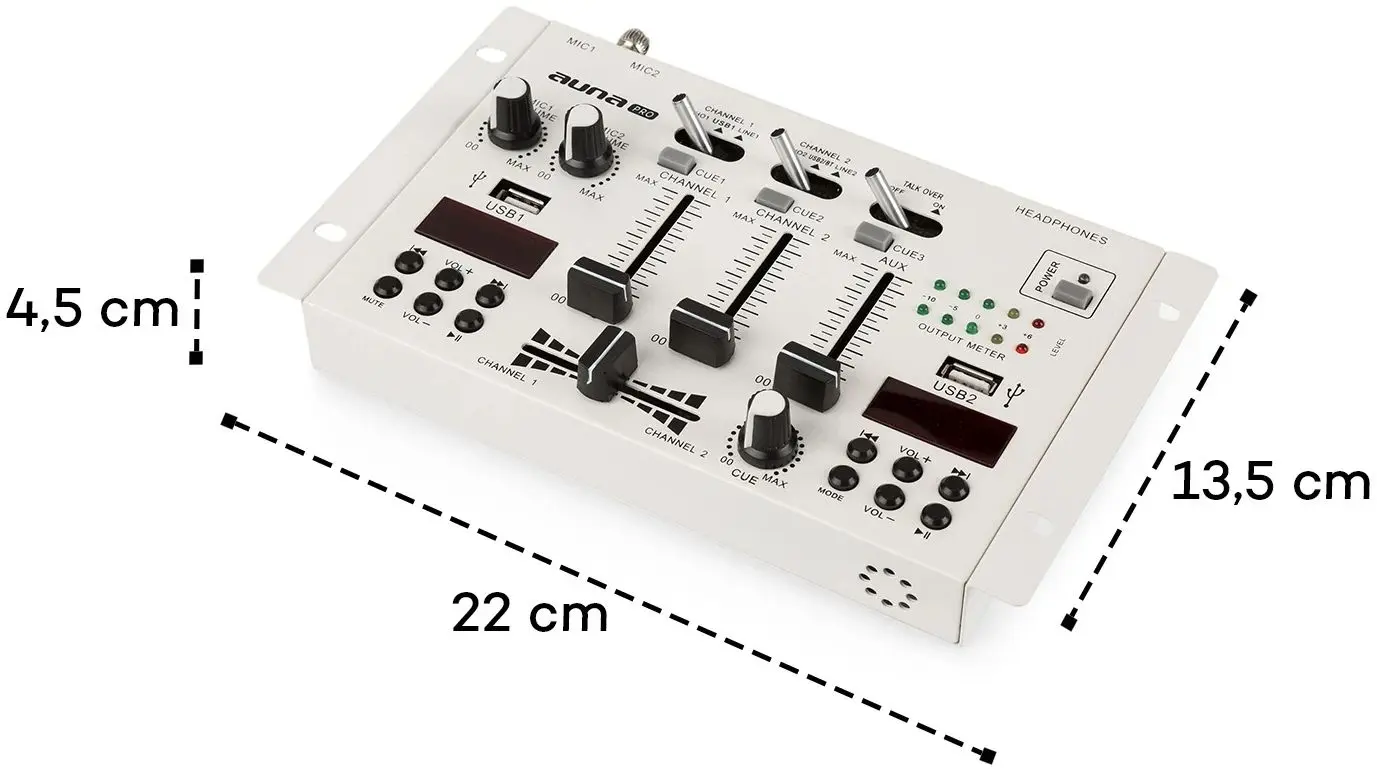 Микшер Auna Pro DJ-22BT (White)