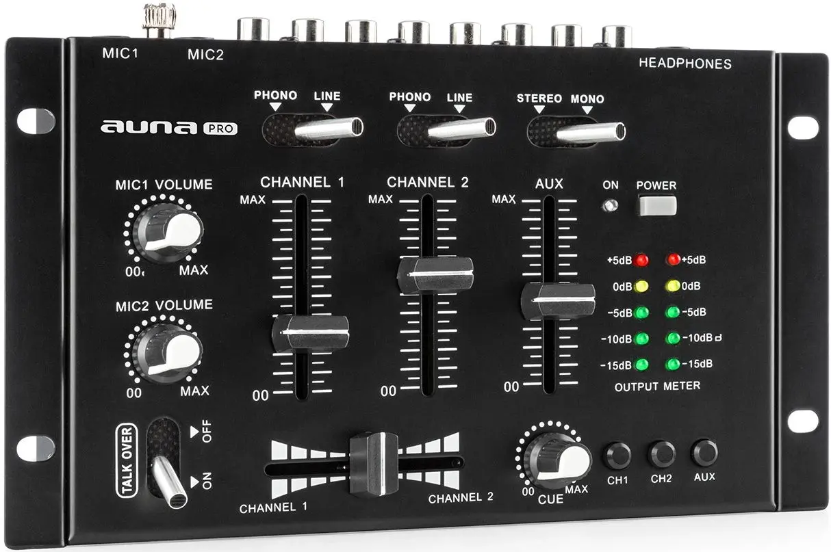 Mixer de DJ Auna Pro TMX-2211 (Black)