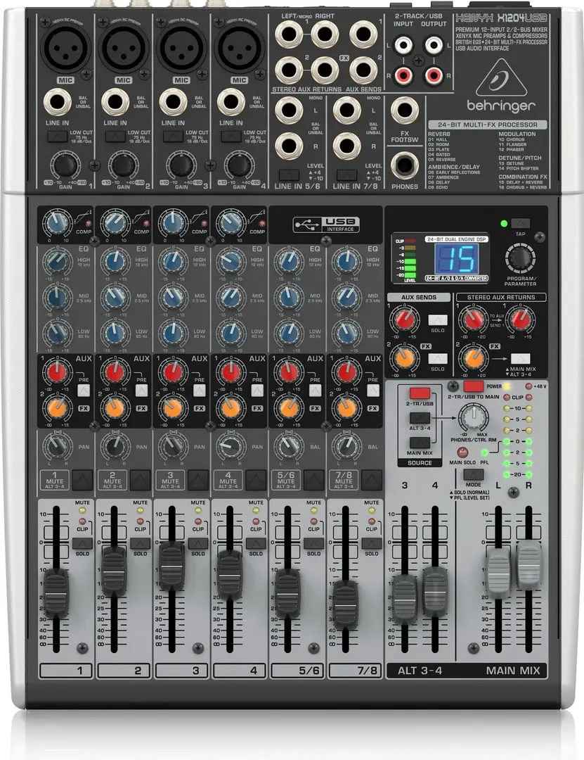 Микшер Behringer X1204USB (Grey)