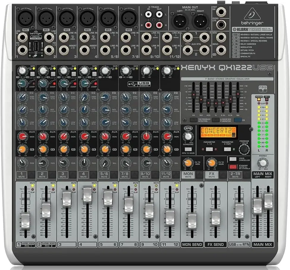 Микшер Behringer Xenyx QX1222USB (Grey)
