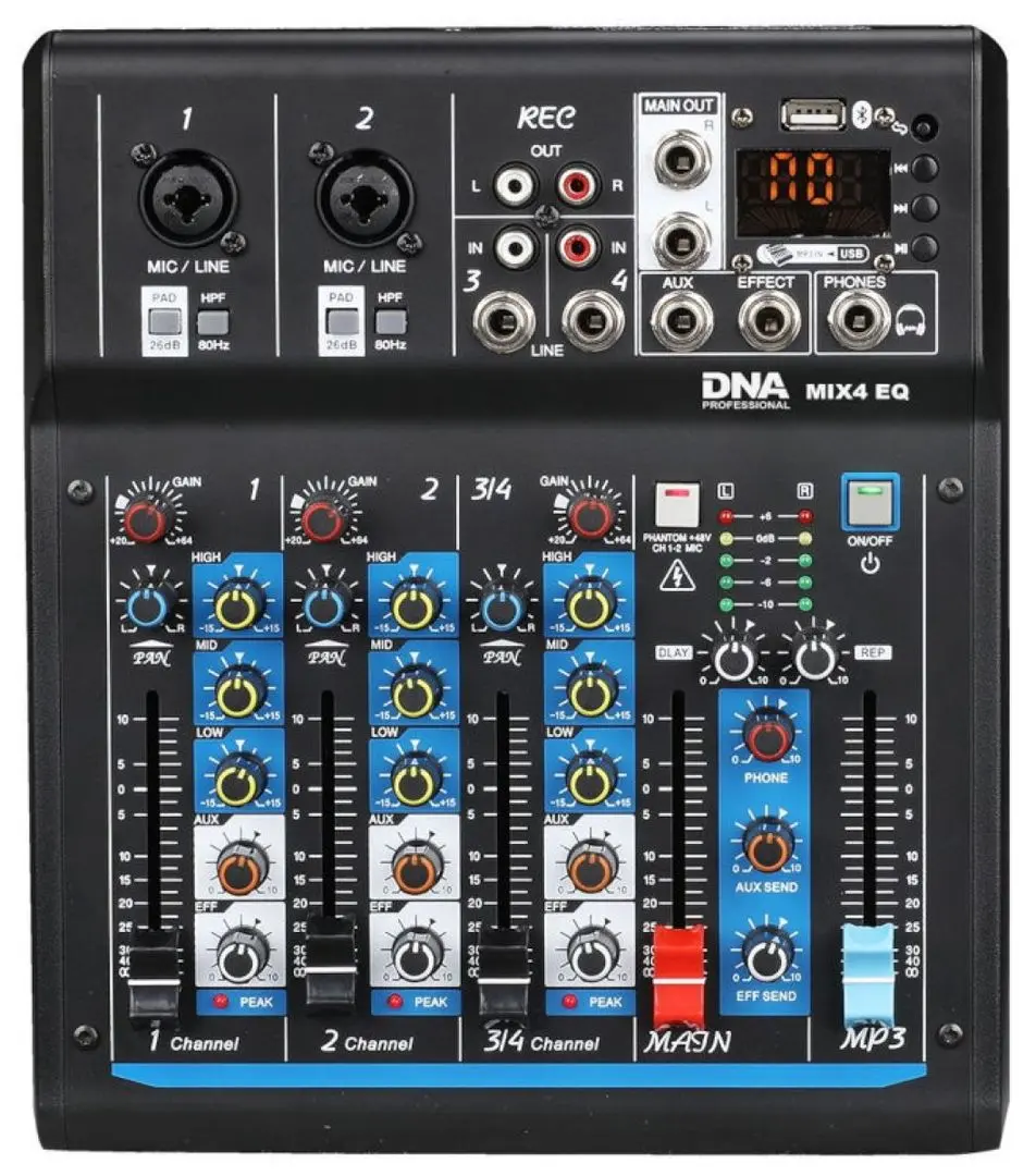 Микшер DNA Professional Mix 4 EQ (Black)