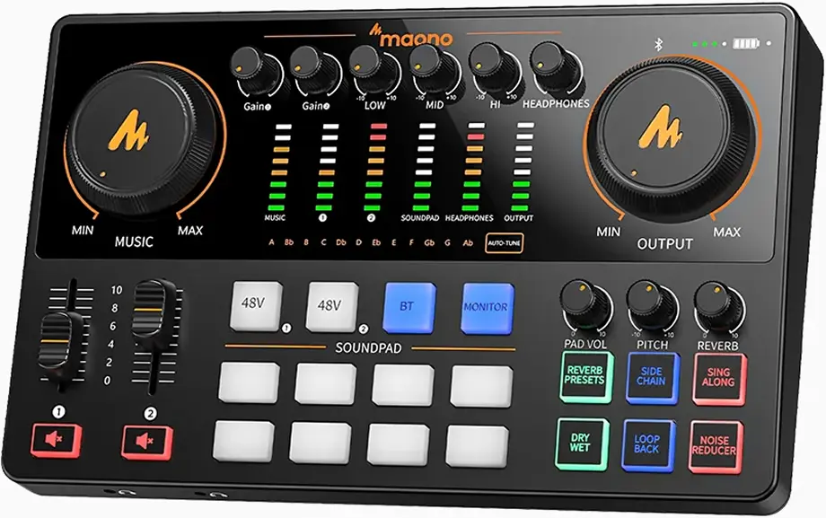 Consola de mixaj Maono E2 Gen2 (Black)