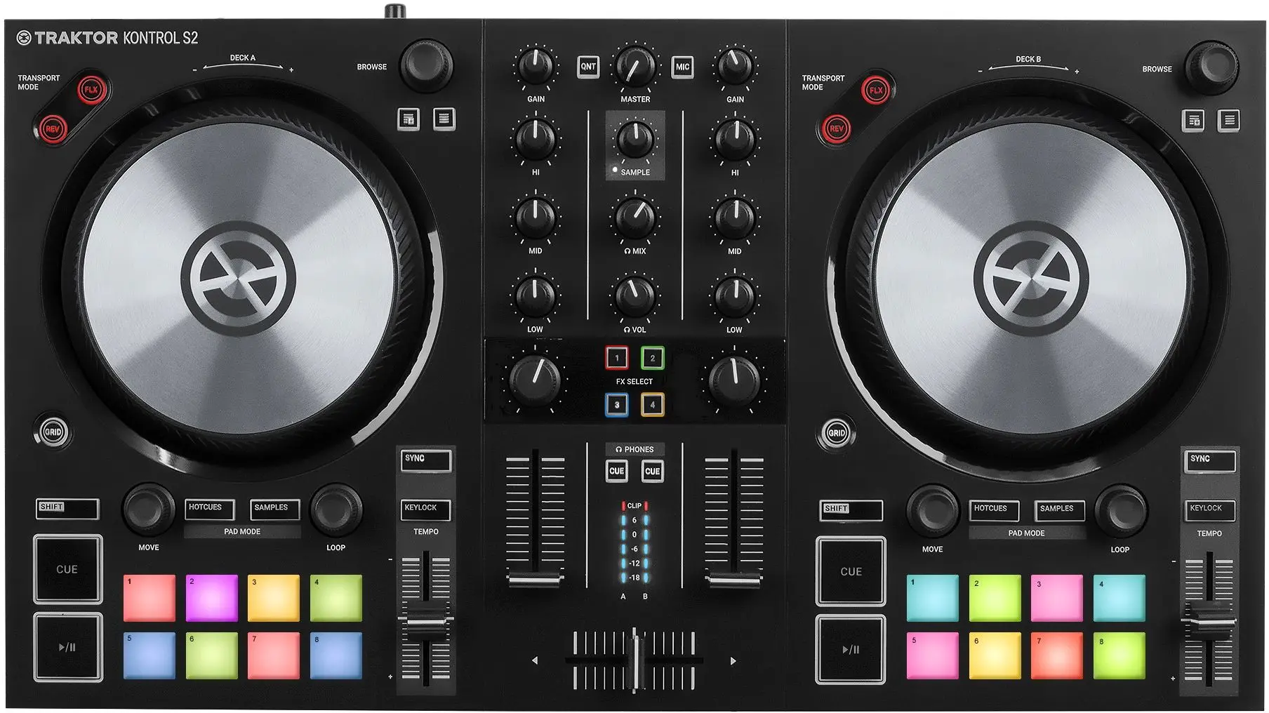 DJ-контроллер Native Instruments Traktor Kontrol S2 MK3 (Black)