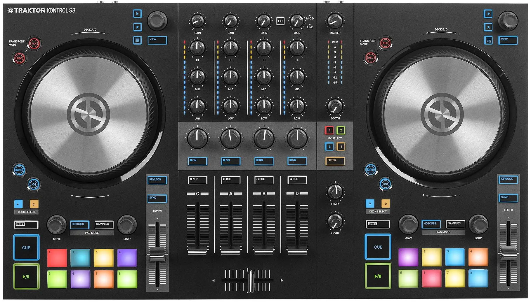 DJ-контроллер Native Instruments Traktor Kontrol S3 (Black)
