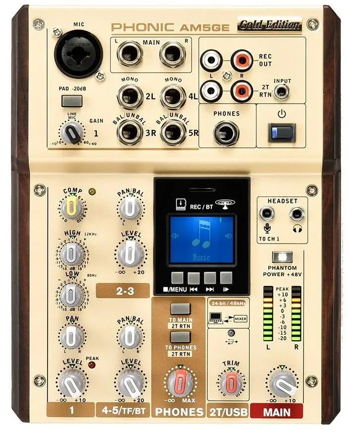 Микшер Phonic AM5GE (Gold)
