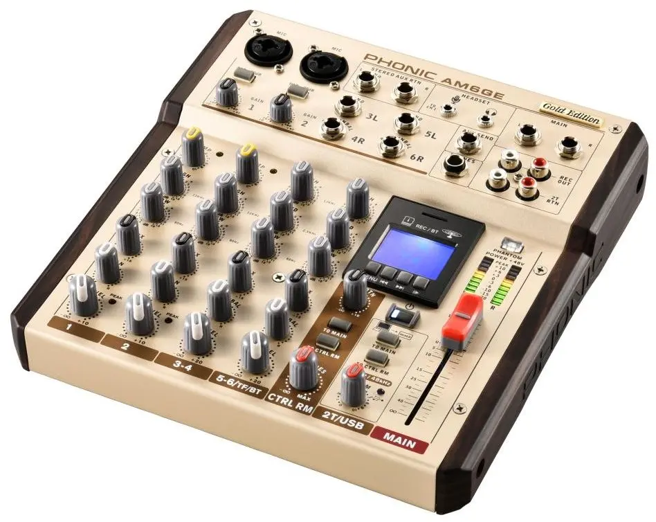Mixer Phonic AM6GE (Gold)