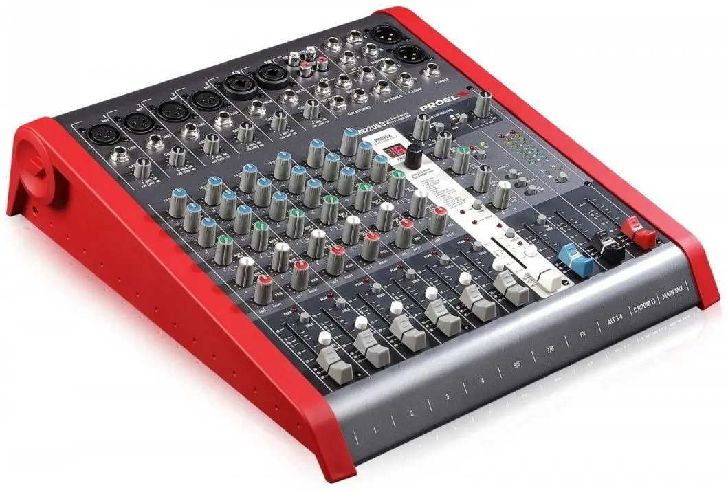 Микшер Proel M822USB (Grey/Red)