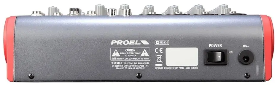 Mixer Proel MI12 (Grey/Red)