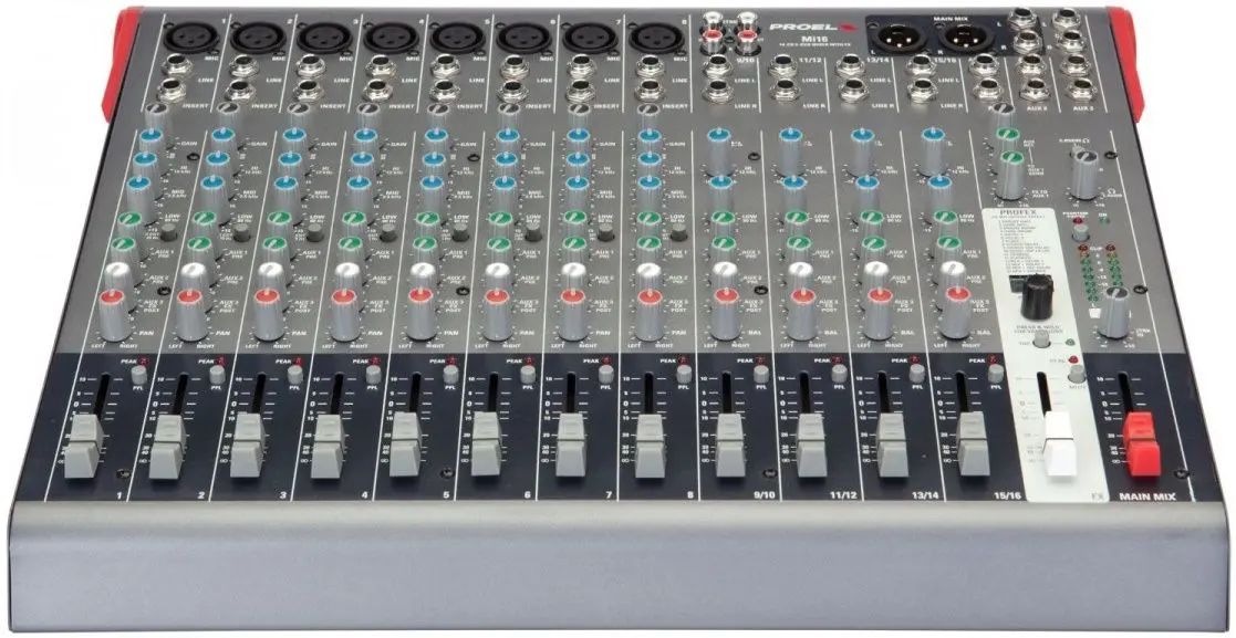 Микшер Proel MI16 (Grey/Red)