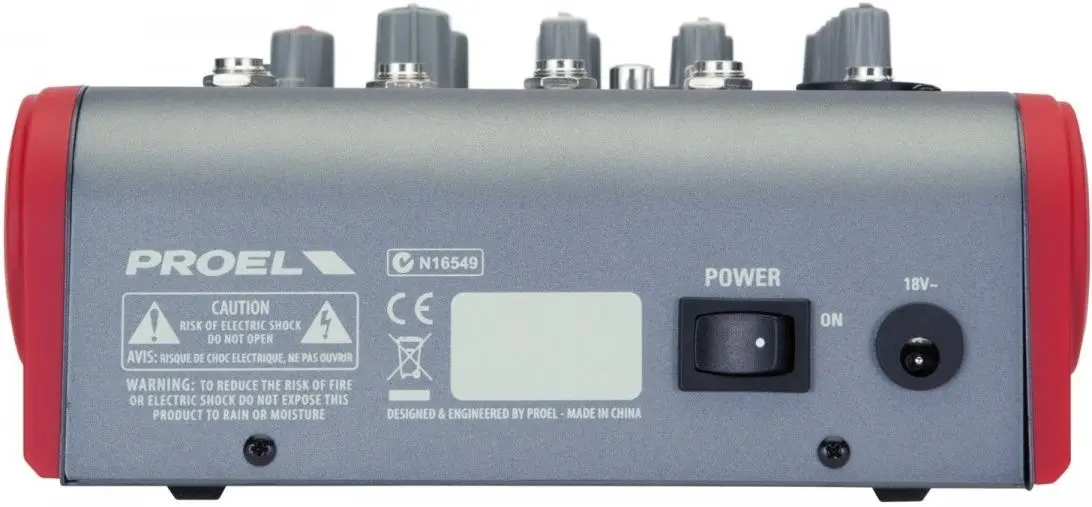 Микшер Proel MI5 (Grey/Red)