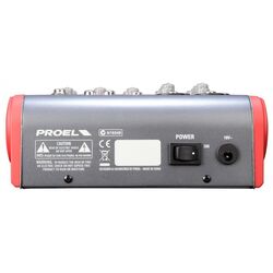 Микшер Proel MI6 (Grey/Red) Thumb