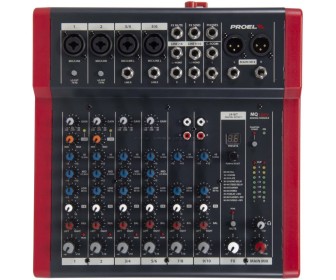 Микшер Proel MQ10FX (Black/Red)