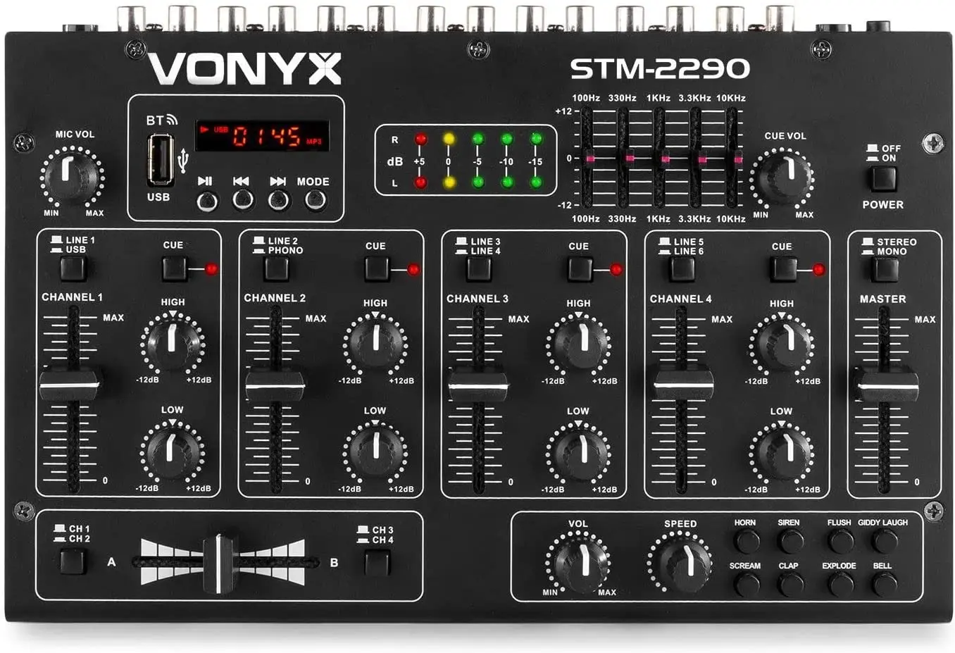 Mixer audio Skytec STM-2290 (Black)