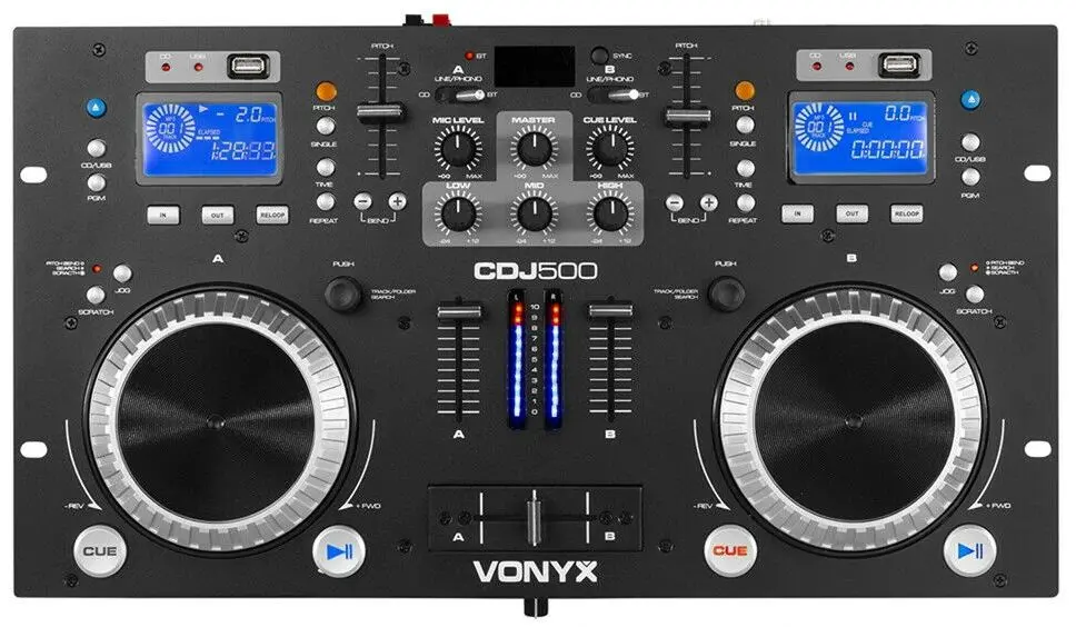 Mixer de DJ Vonyx CDJ500 (Black)