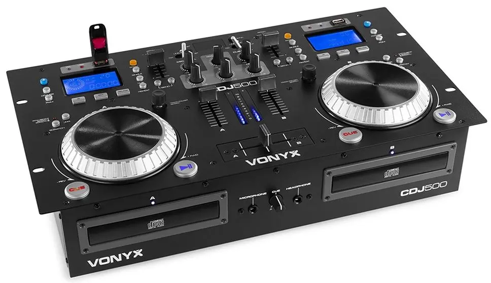 Mixer de DJ Vonyx CDJ500 (Black)