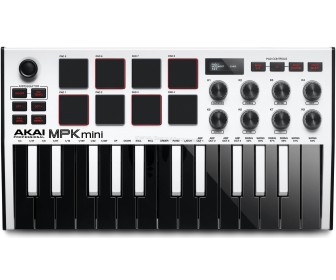 MIDI-клавиатура Akai MPK Mini MK3 (White/Black)