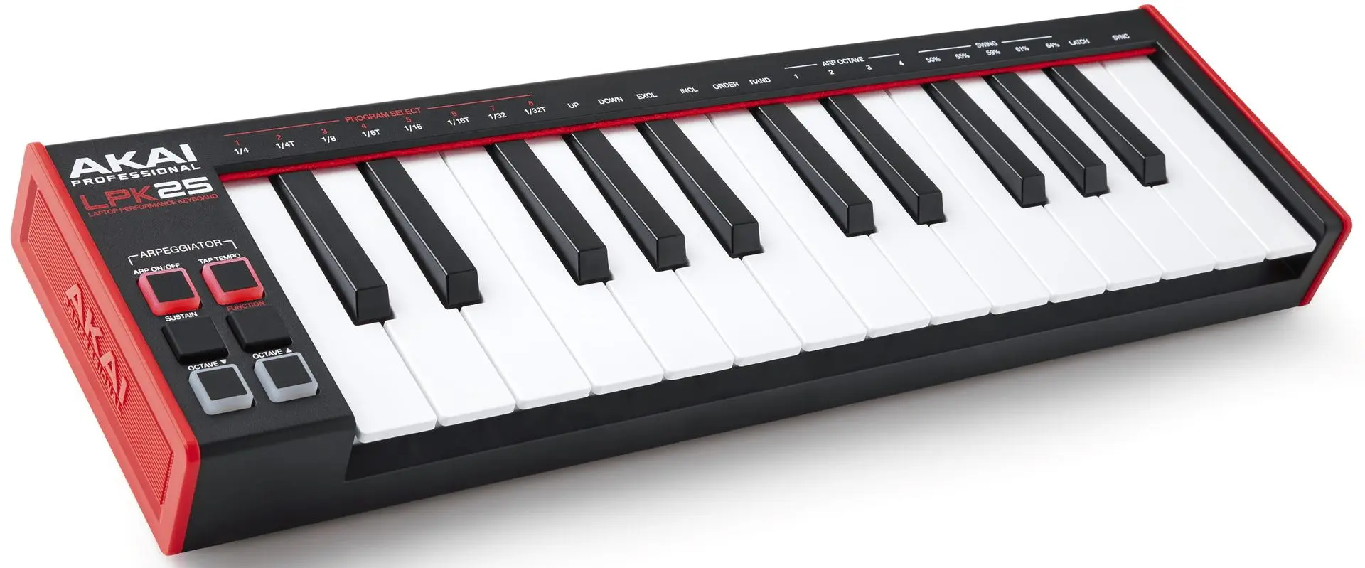 MIDI-claviatura Akai Professional LPK25 MKII (Black/Red)