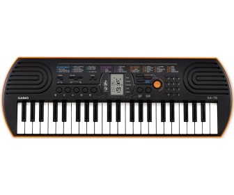 Sintetizator mini Casio Mini SA-76 (Black/Orange)