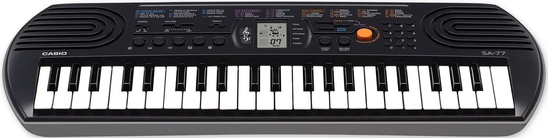 Sintetizator mini Casio Mini SA-77 (Black/Grey)