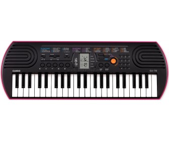 Sintetizator mini Casio Mini SA-78 (Black/Pink)