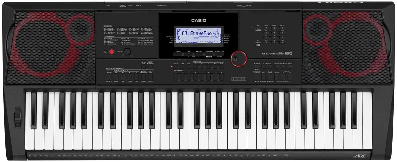 Set aranjor Casio CT-X5000 (Black)
