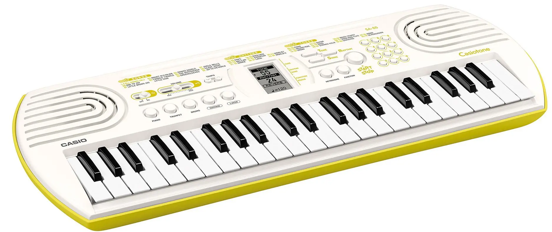 Sintezator Casio SA-80 Mini (White/Yellow)