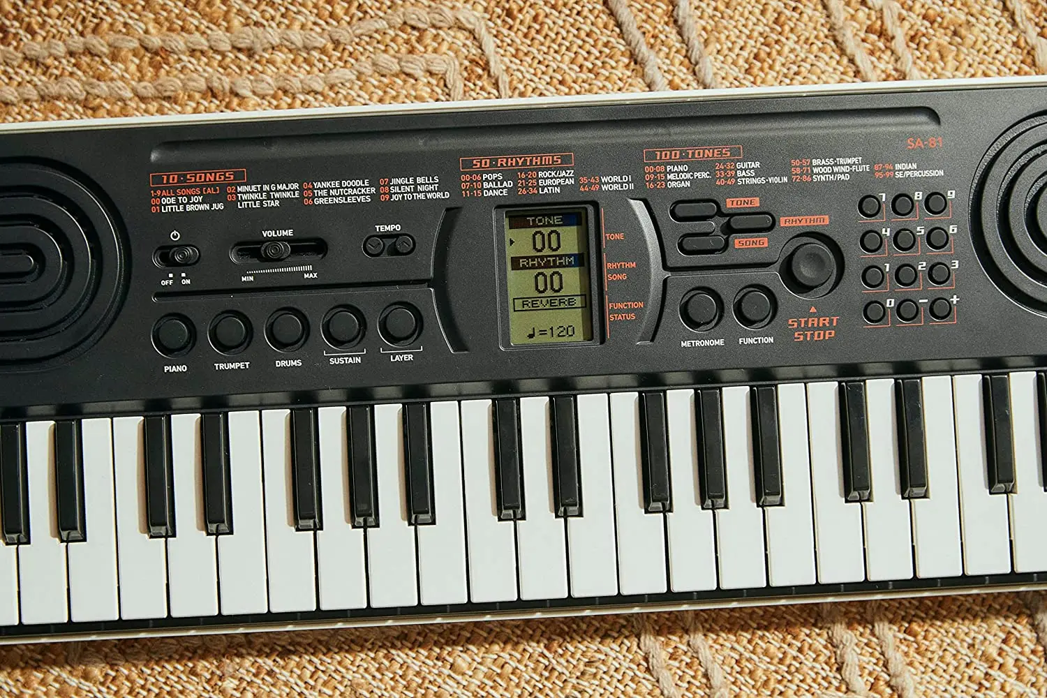 Sintezator Casio SA-81 (Black/White)