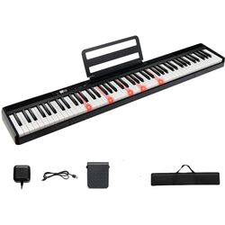 Цифровое пианино Costway MU10083DE-DK (White/Black) Thumb