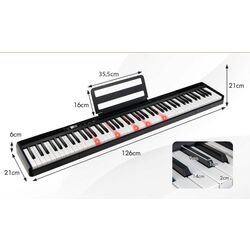 Цифровое пианино Costway MU10083DE-DK (White/Black) Thumb