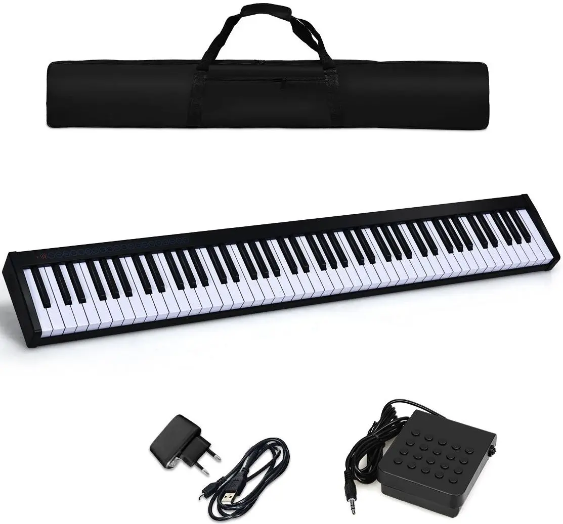 Цифровое пианино Costway MU10098DE-DK (Black/White)