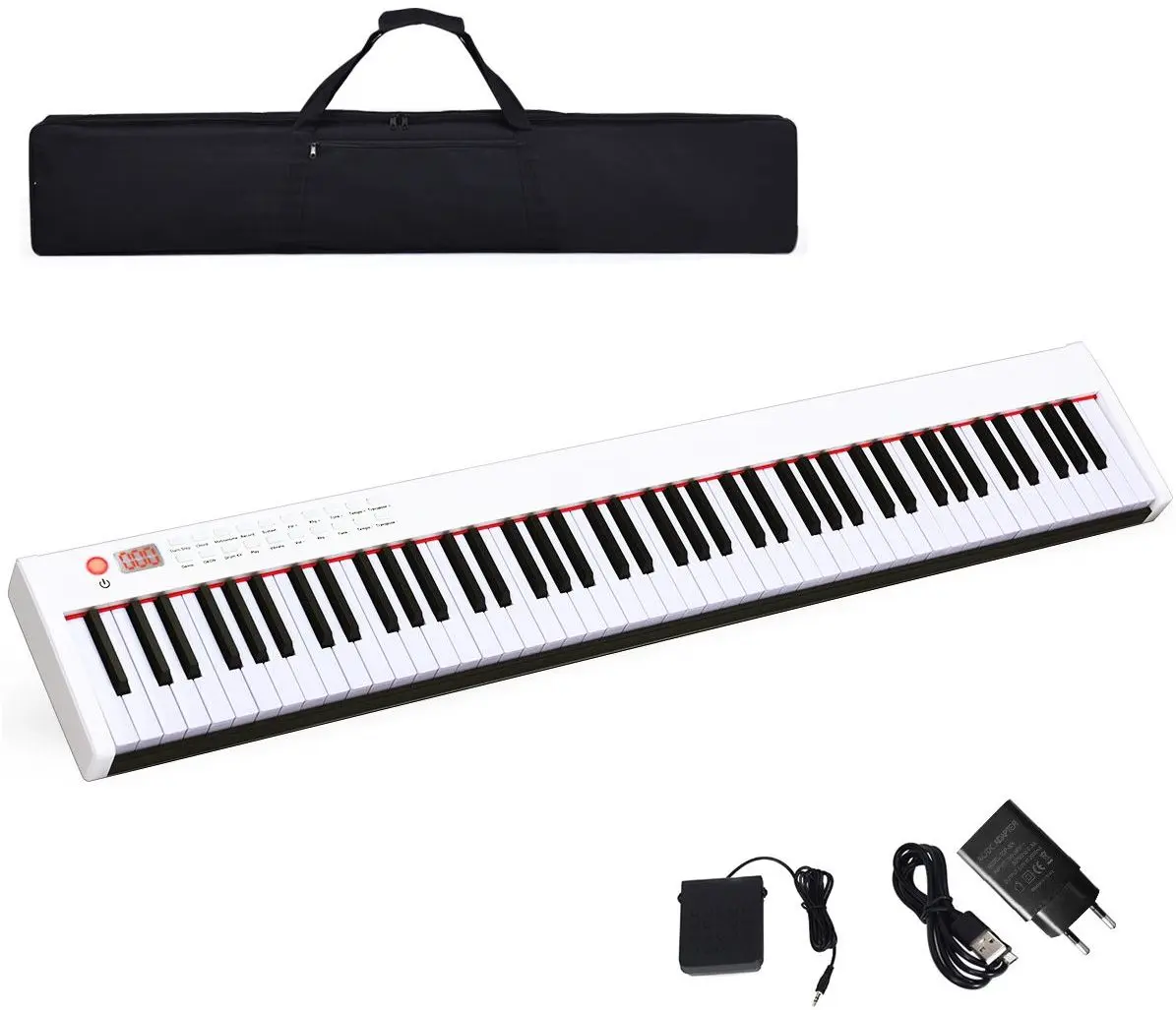 Цифровое пианино Costway MU10099DE-WH (White)