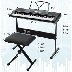 Set aranjor Costway MU10107DE (Black) Thumb