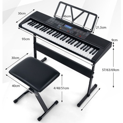 Set aranjor Costway MU10108DE (Black) Thumb