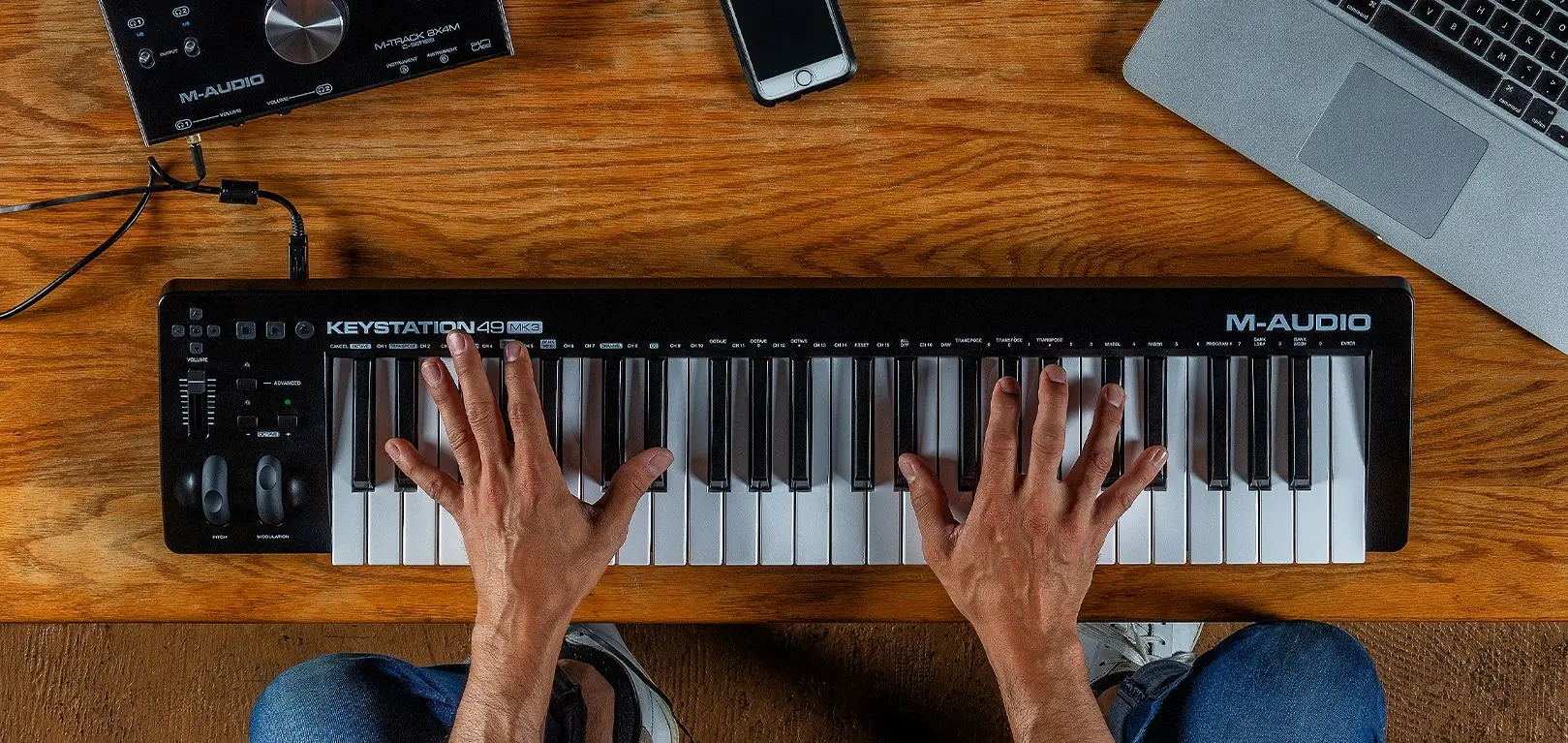 MIDI-claviatura M-Audio Keystation 49 MK3 (Black) - 3