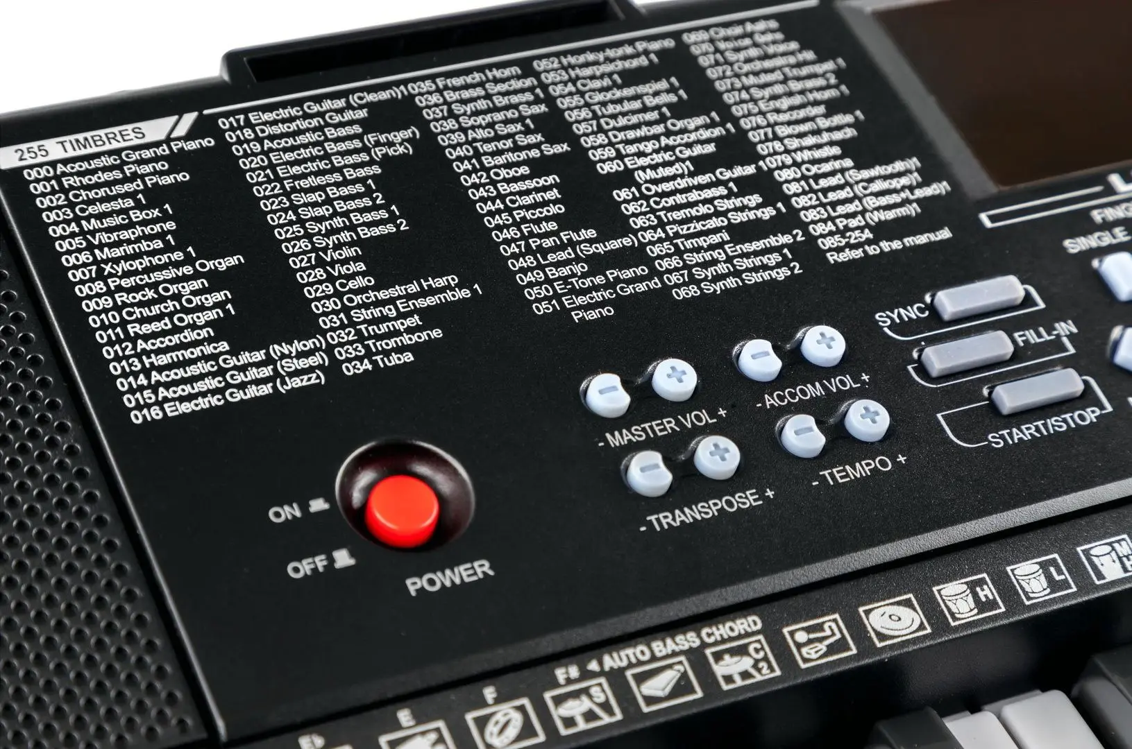 Set sintetizator cu microfon McGrey LK-6120 (Black)