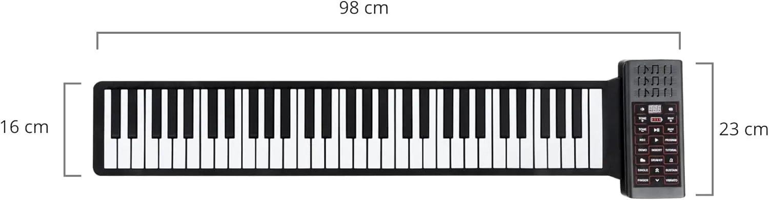 Pian roll-up McGrey RA-61 (Black)