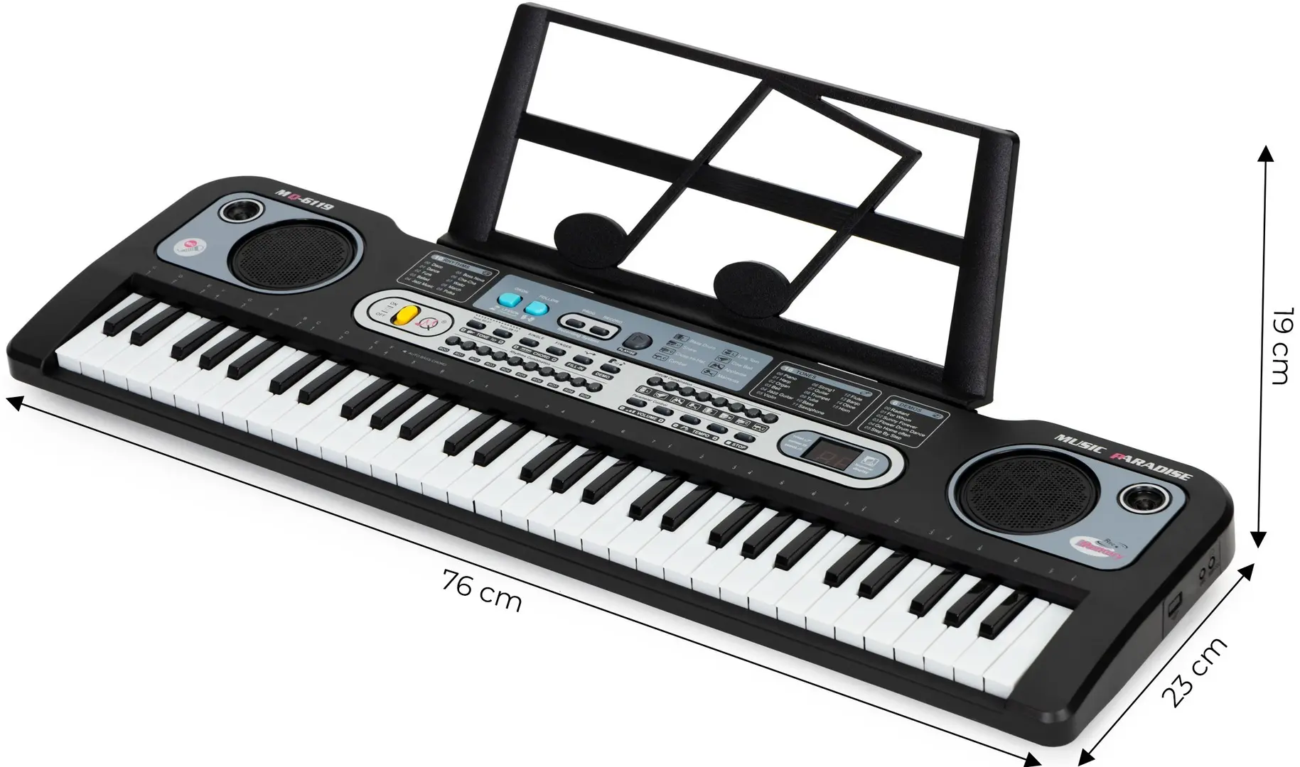 Pian digital Multistore HC364355 (Black)