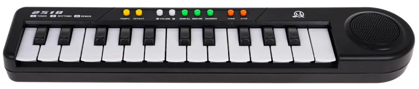 Sintetizator cu microfon pentru copii Ramiz MQ-2518 (Black) - 2