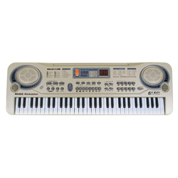 Sintetizator cu microfon pentru copii Ramiz MQ-811USB (Beige) Thumb